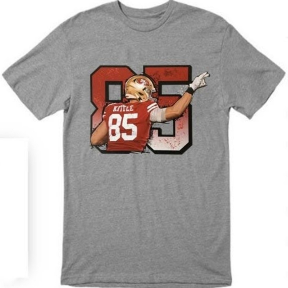 SF 49ers #85 Kittle T-shirt XL